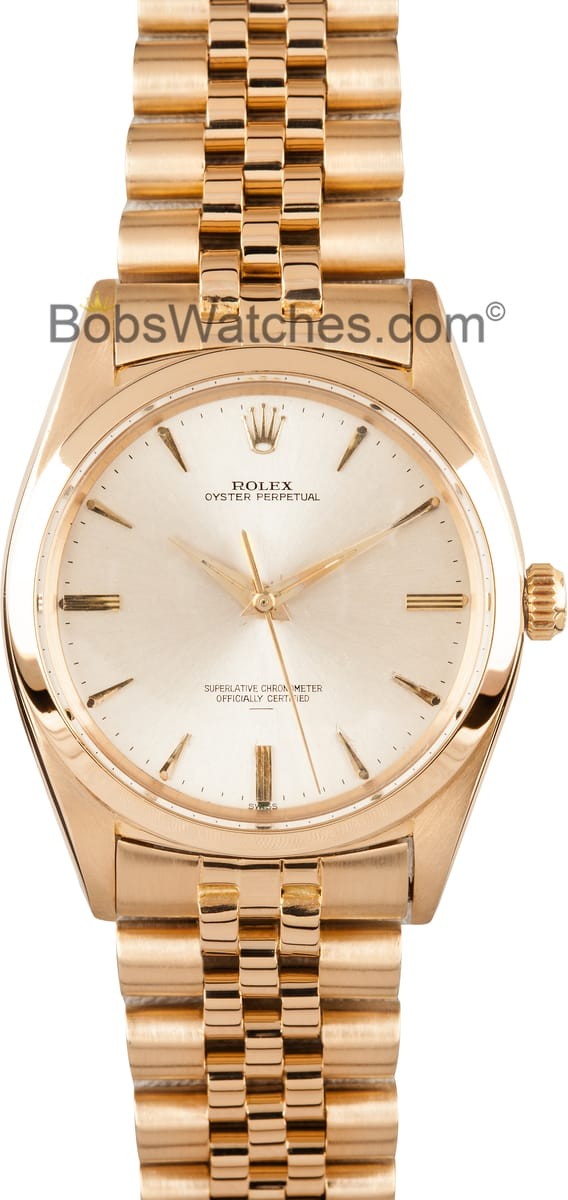 101972 Men's Rolex Oyster Perpetual DateJust Stainless Steel and Gold 1012 WE04437