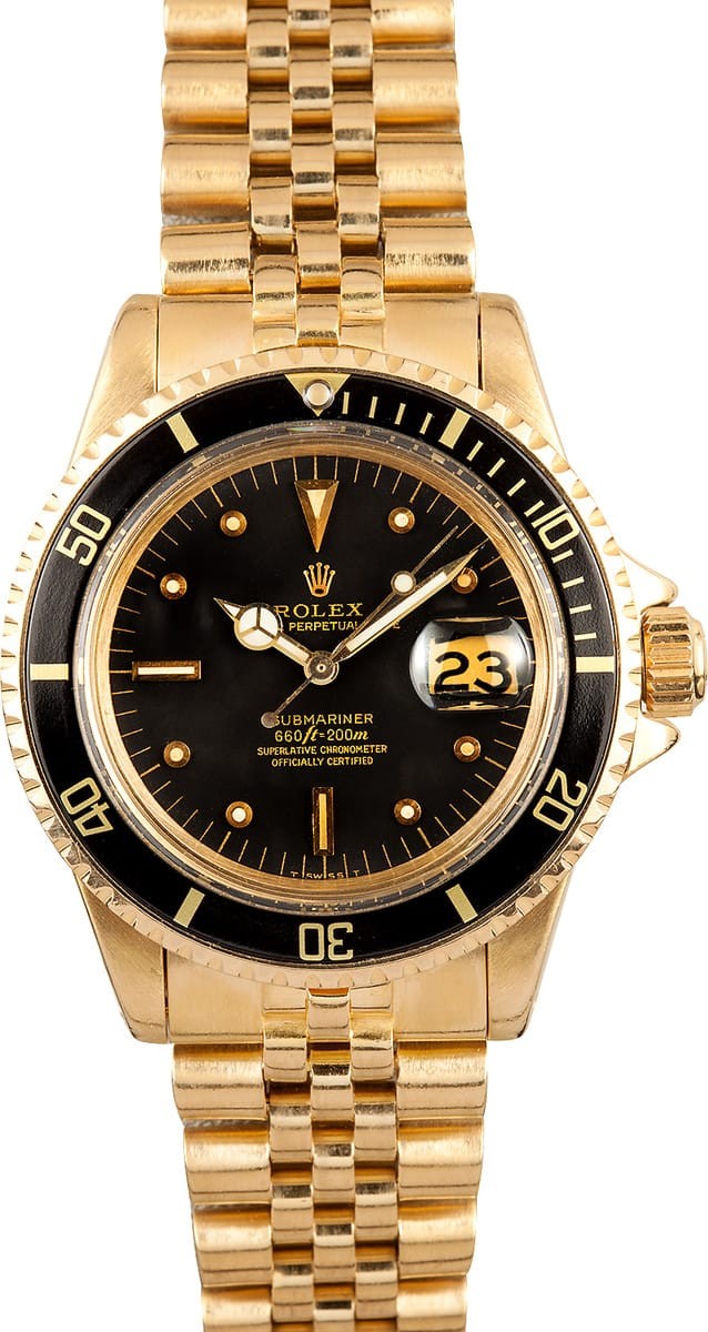 1968 Rolex Submariner 1680 18K Yellow Gold WE01078