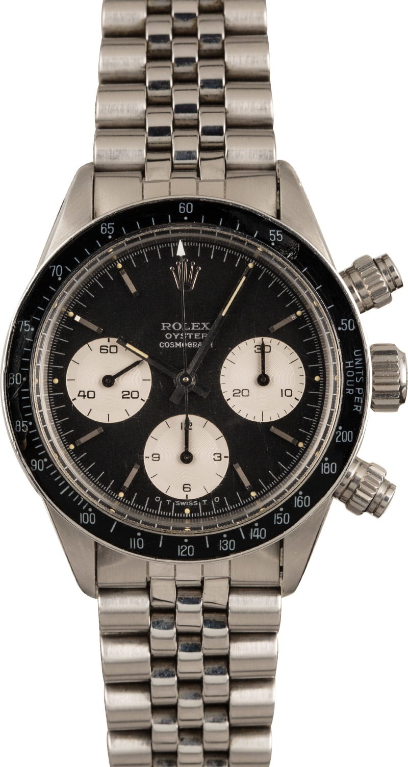 1975 Vintage Rolex Daytona 6263 Black Sigma Dial WE00043