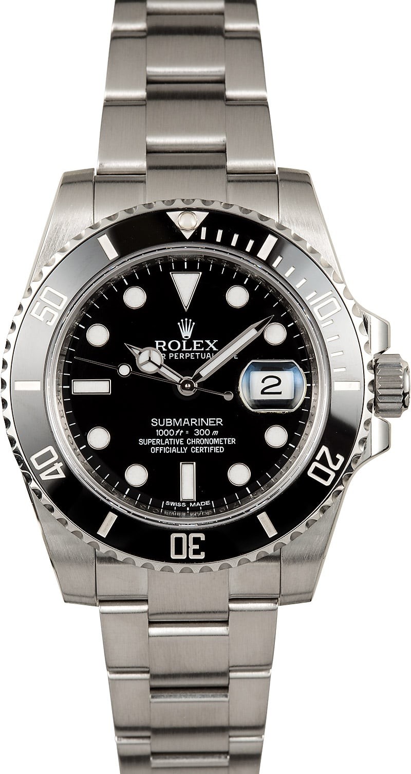 AAA 1:1 Factory Stickered Men's Rolex Submariner 116610 WE00104