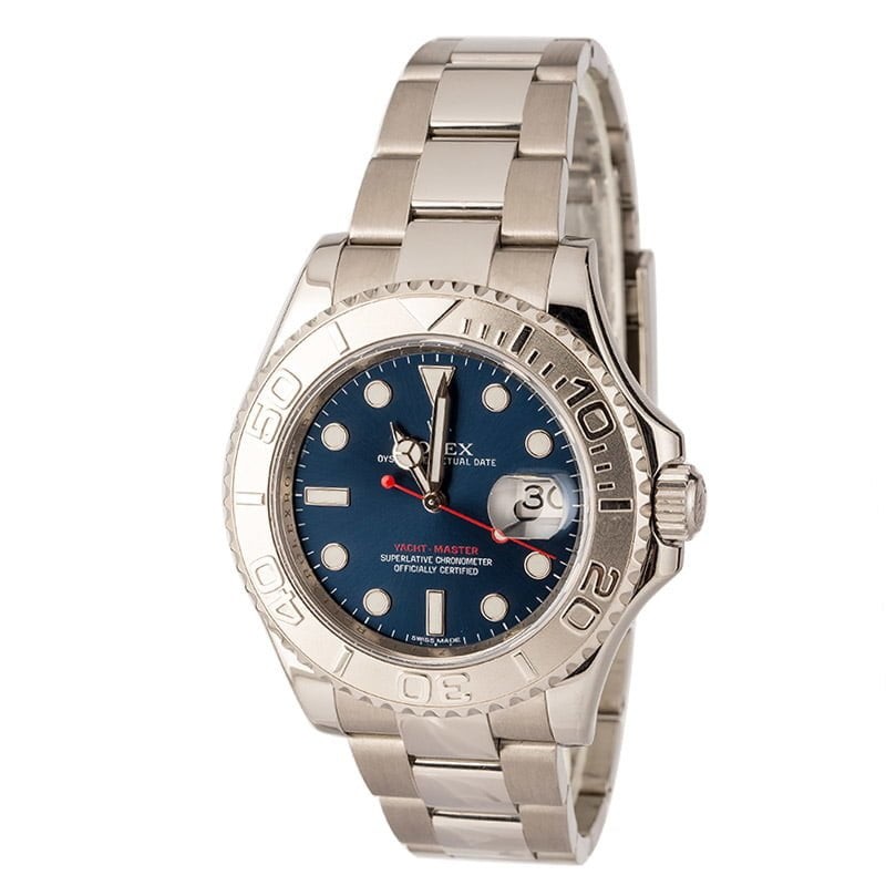 yacht master 1 blue dial
