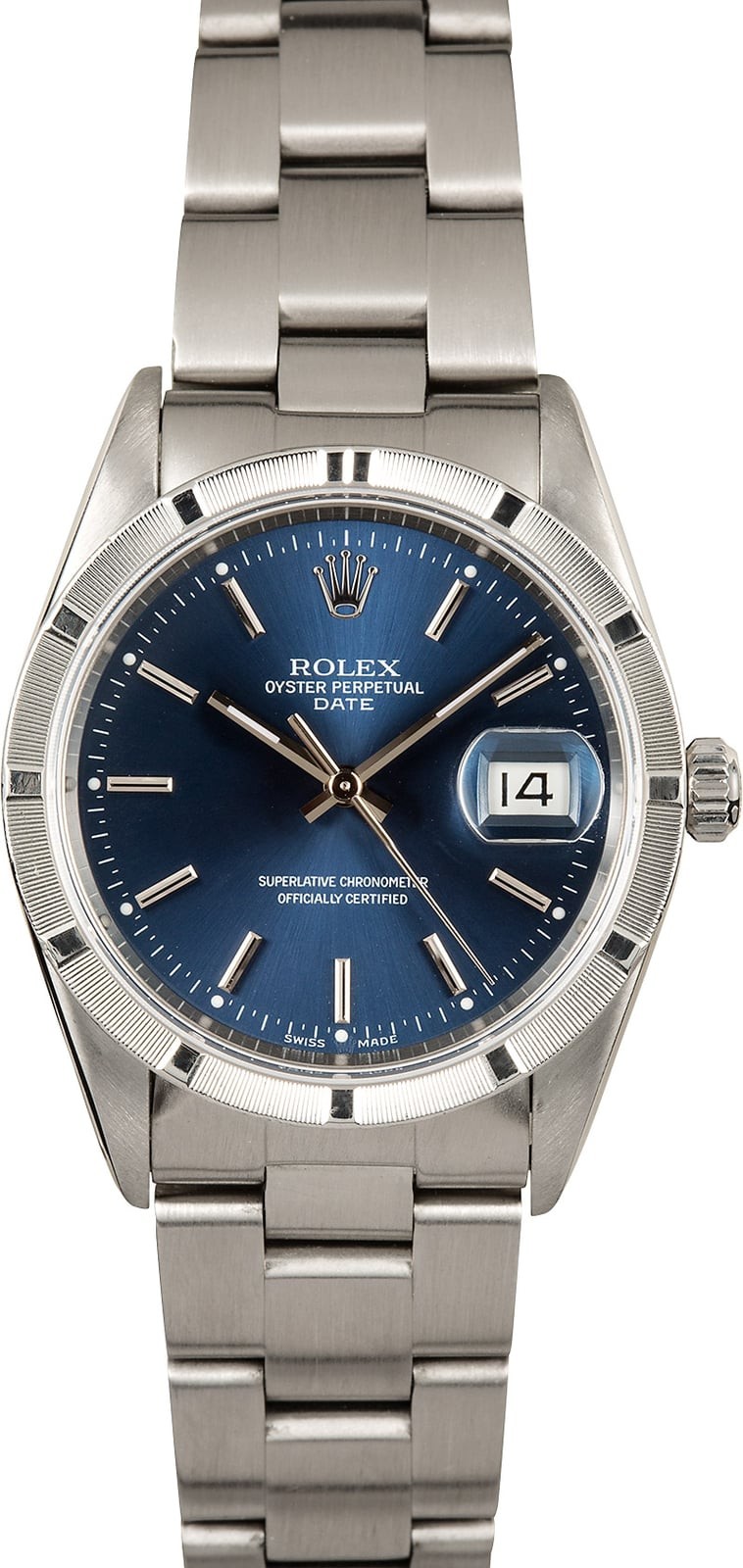 AAA 1:1 Rolex Date Stainless 15210 Blue Index Dial WE01698