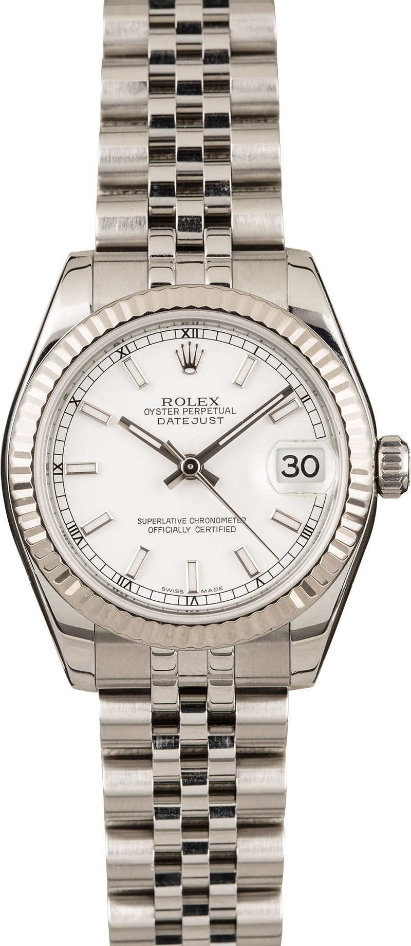 AAA 1:1 Rolex Mid-Size Datejust 178274 White Dial WE01311