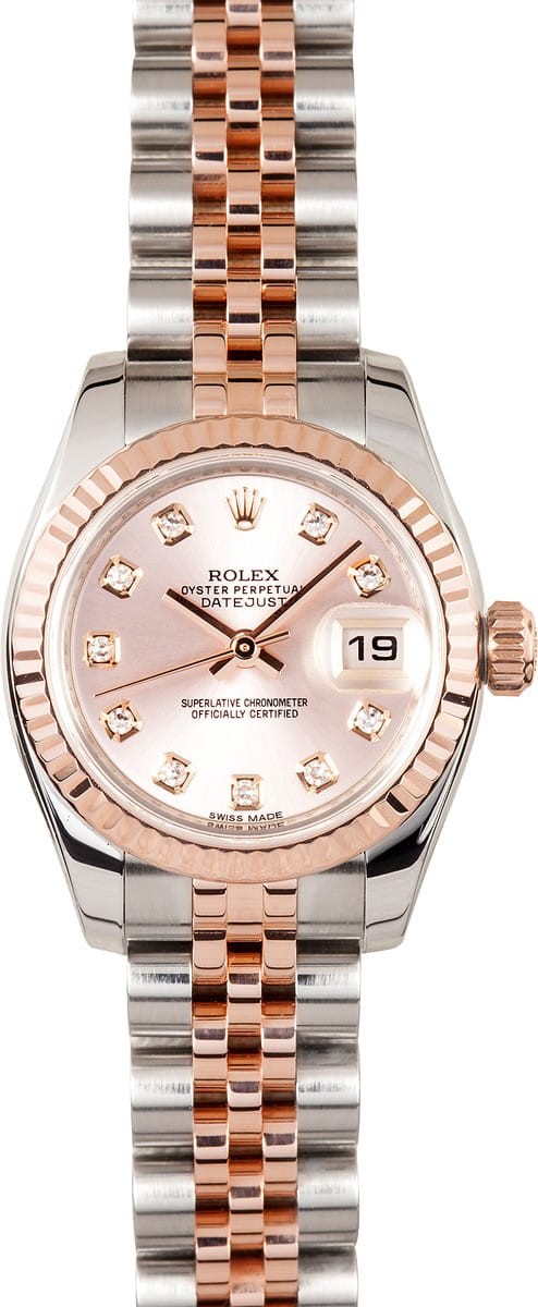 AAA 1:1 Rose Gold Ladies Datejust WE04573
