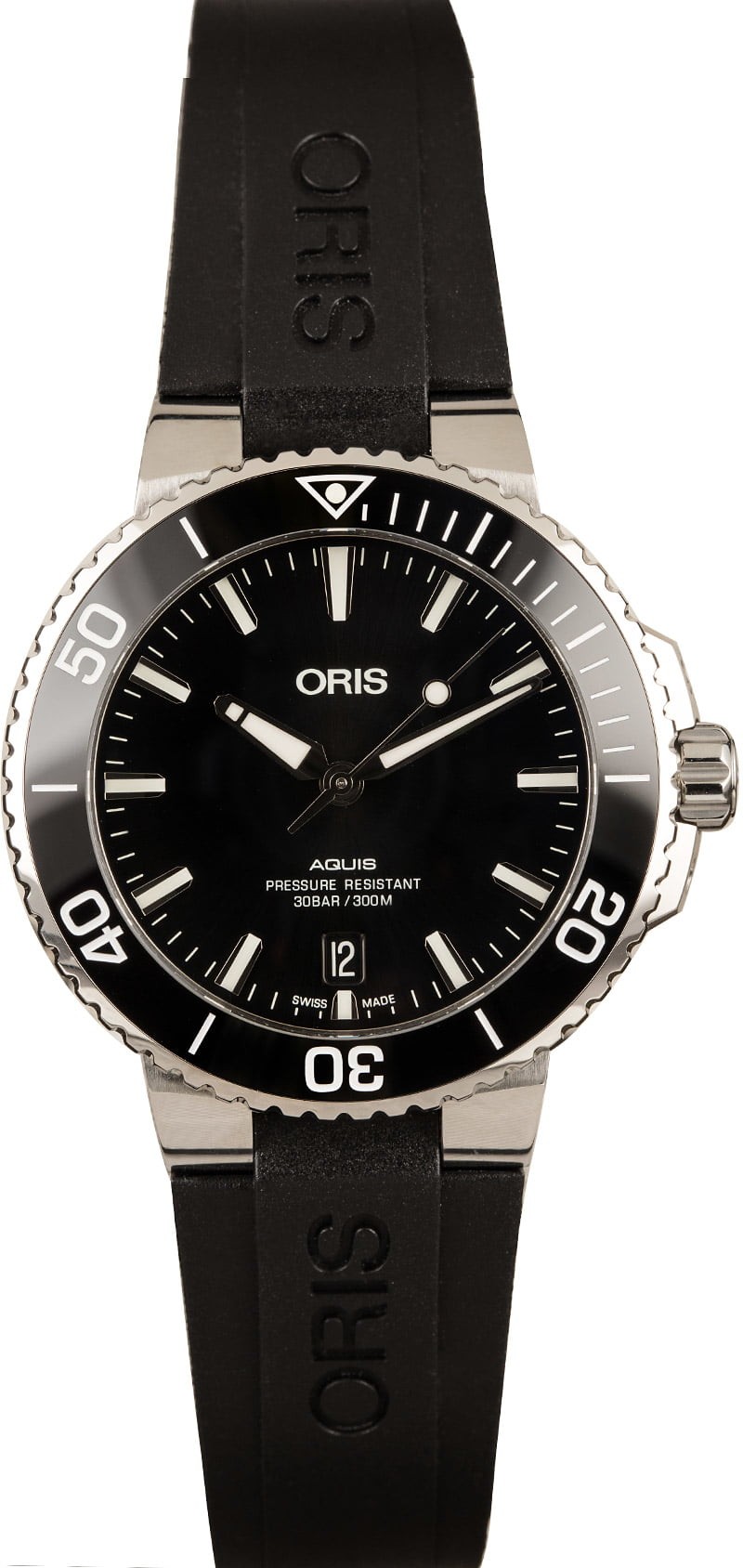 AAA Fake Oris Aquis 39.5MM Black Rubber Strap WE00129