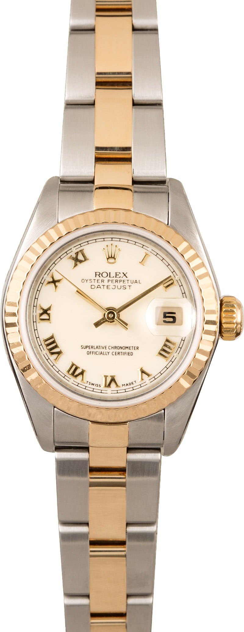 AAA Replica Rolex Lady Datejust 79163 Ivory Roman Dial WE04093