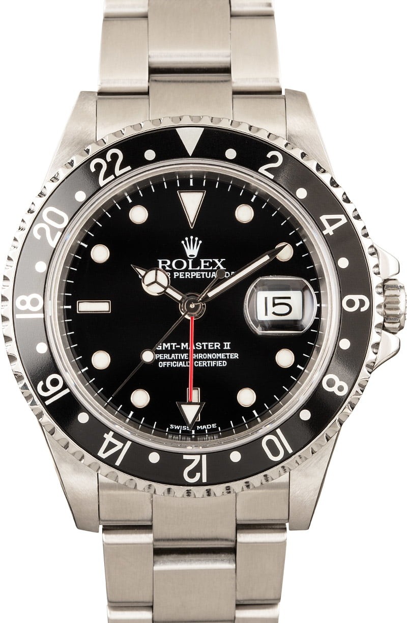 AAA Rolex GMT-Master II 16710 Black Bezel WE02271