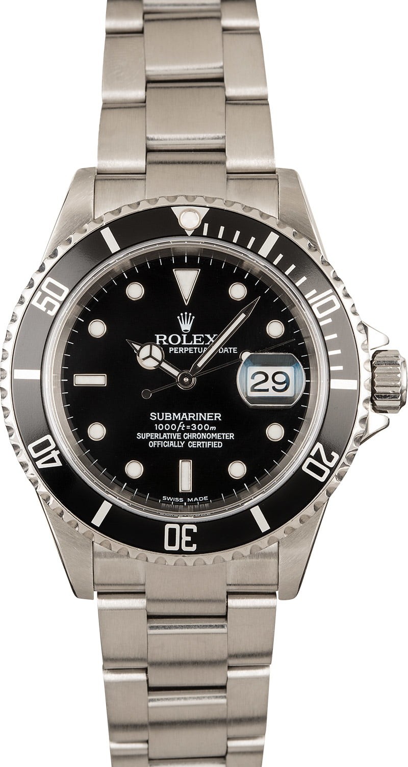 AAAAA Rolex Submariner 16610 No Holes Case WE04254