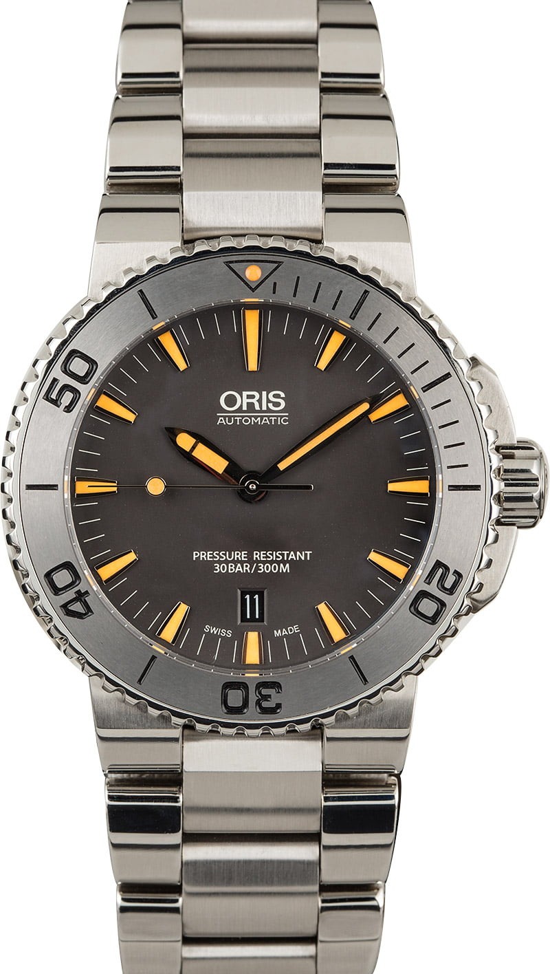Best Imitation Oris Aquis Date Gray & Orange Dial WE02998