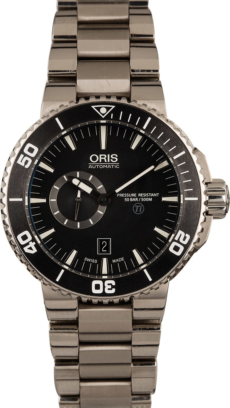 Best Oris Aquis Titan Small Second Date WE01843