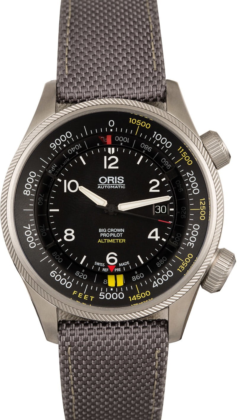 Best Oris Big Crown Pro Pilot Altimeter Black Dial 47MM WE04745