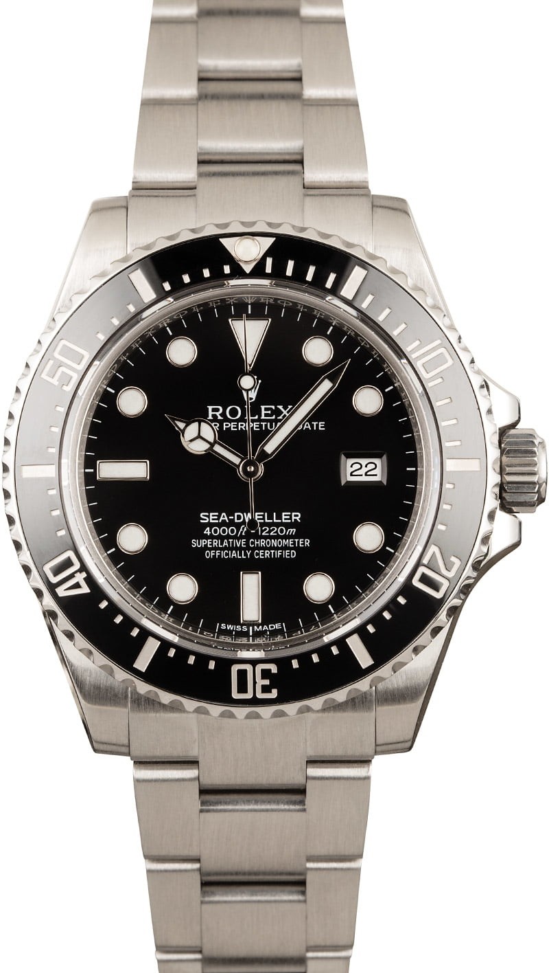 Best Quality Replica Rolex 116600 Sea-Dweller Ceramic Black Bezel WE01418