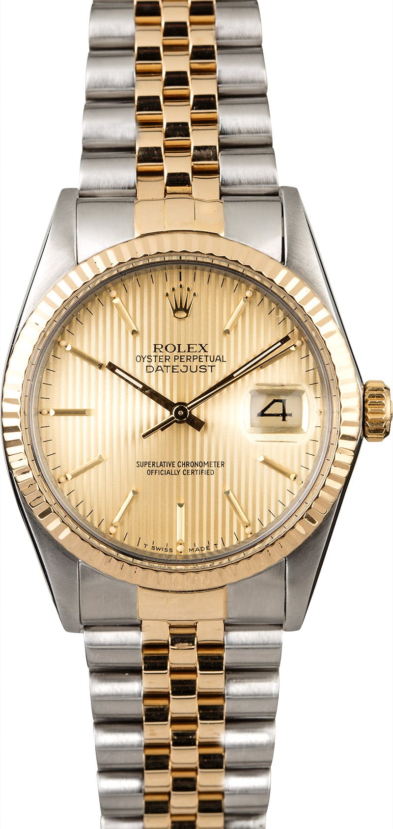 Best Quality Two Tone Rolex Datejust 16013 Tapestry Dial WE04333