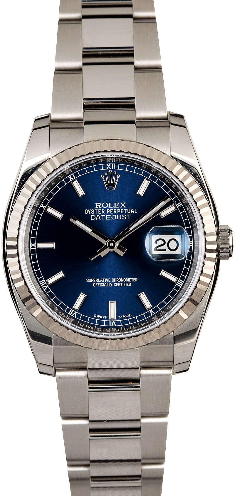 Best Rolex Datejust 116234 Blue Dial Steel Oyster WE01572