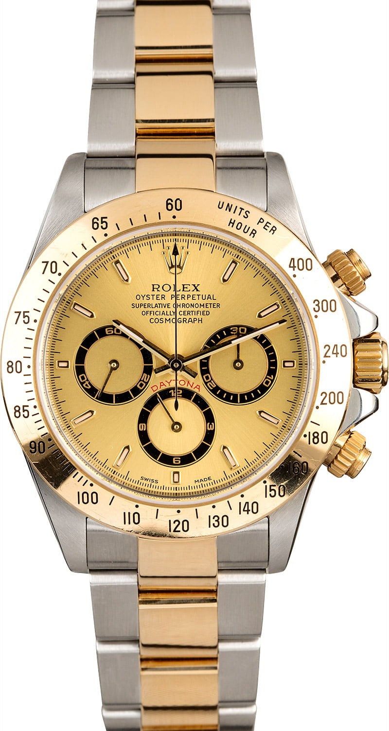 Best Rolex Daytona Cosmograph 16523 Champagne Dial WE04661
