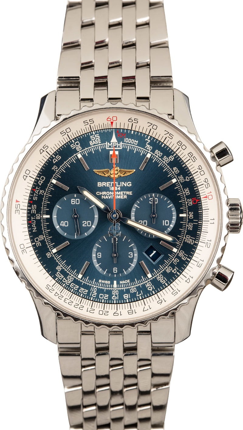Breitling Navitimer Blue Dial Exclusive WE04469