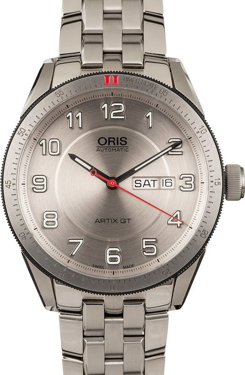 Cheap Fake Oris Artix GT Silver Arabic Dial WE00239