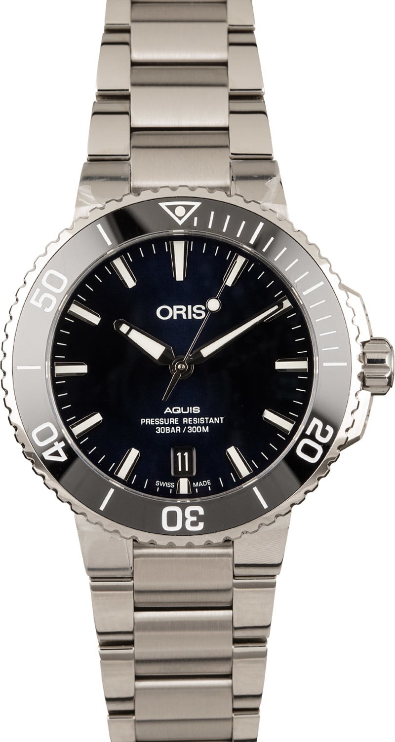 Cheap Oris Aquis Date Blue Dial 39.5MM WE04800