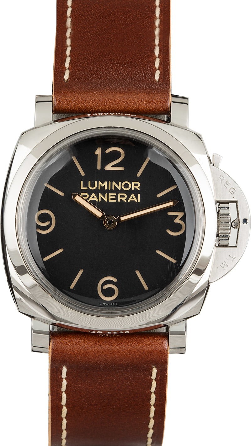 Cheap Panerai Luminor Acciaio PAM 372 WE03491
