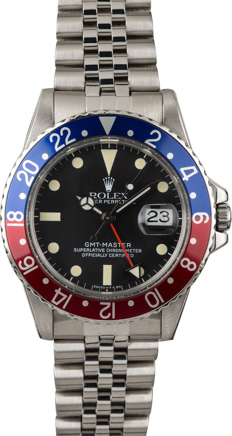 Cheap Replica Vintage 1983 Rolex GMT-Master 16750 WE00287
