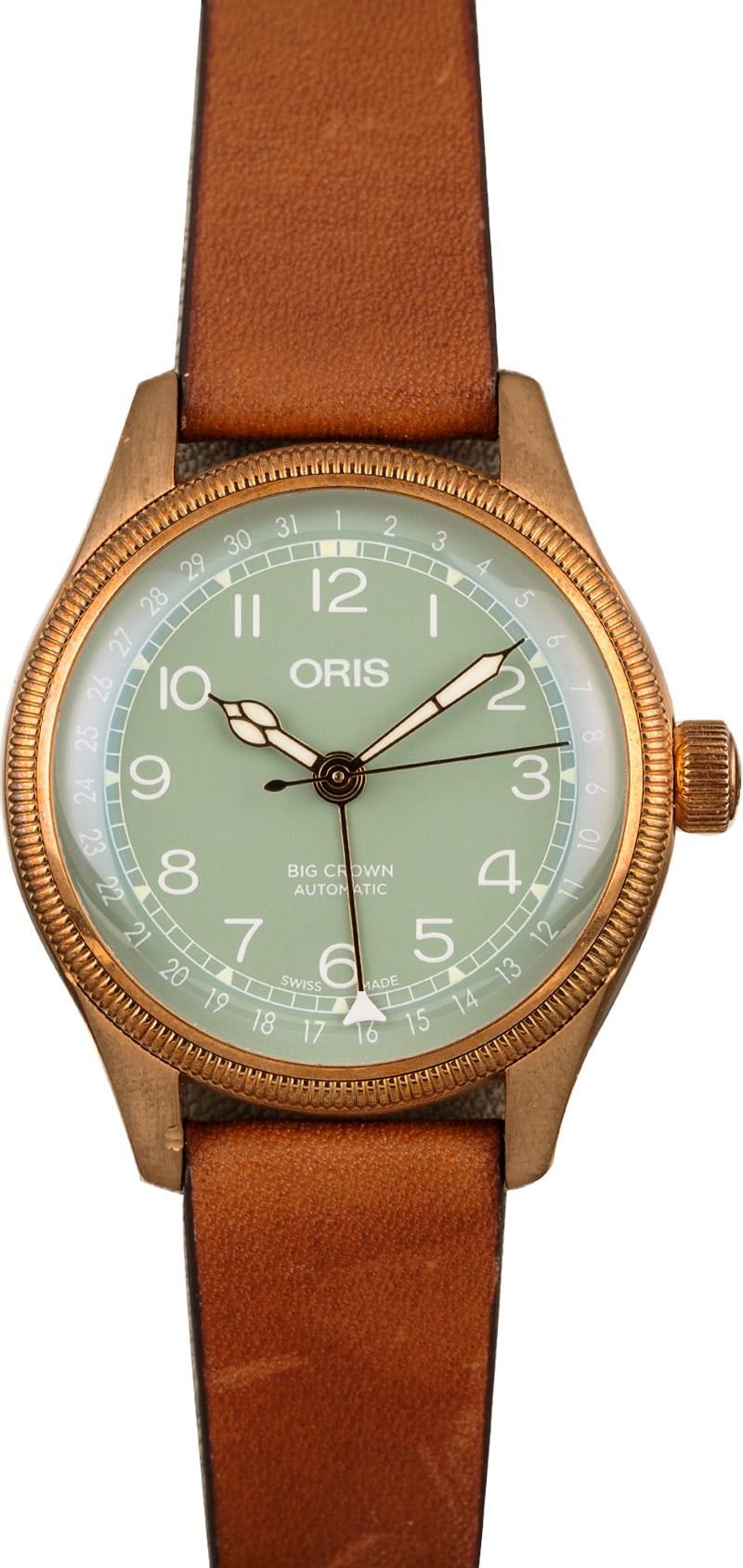 Copy Oris Big Crown Pointer Date Green Dial WE03252