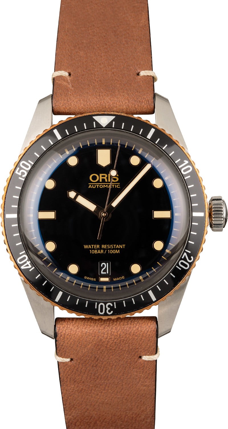 Copy Oris Divers Sixty-Five Steel & Bronze WE02192