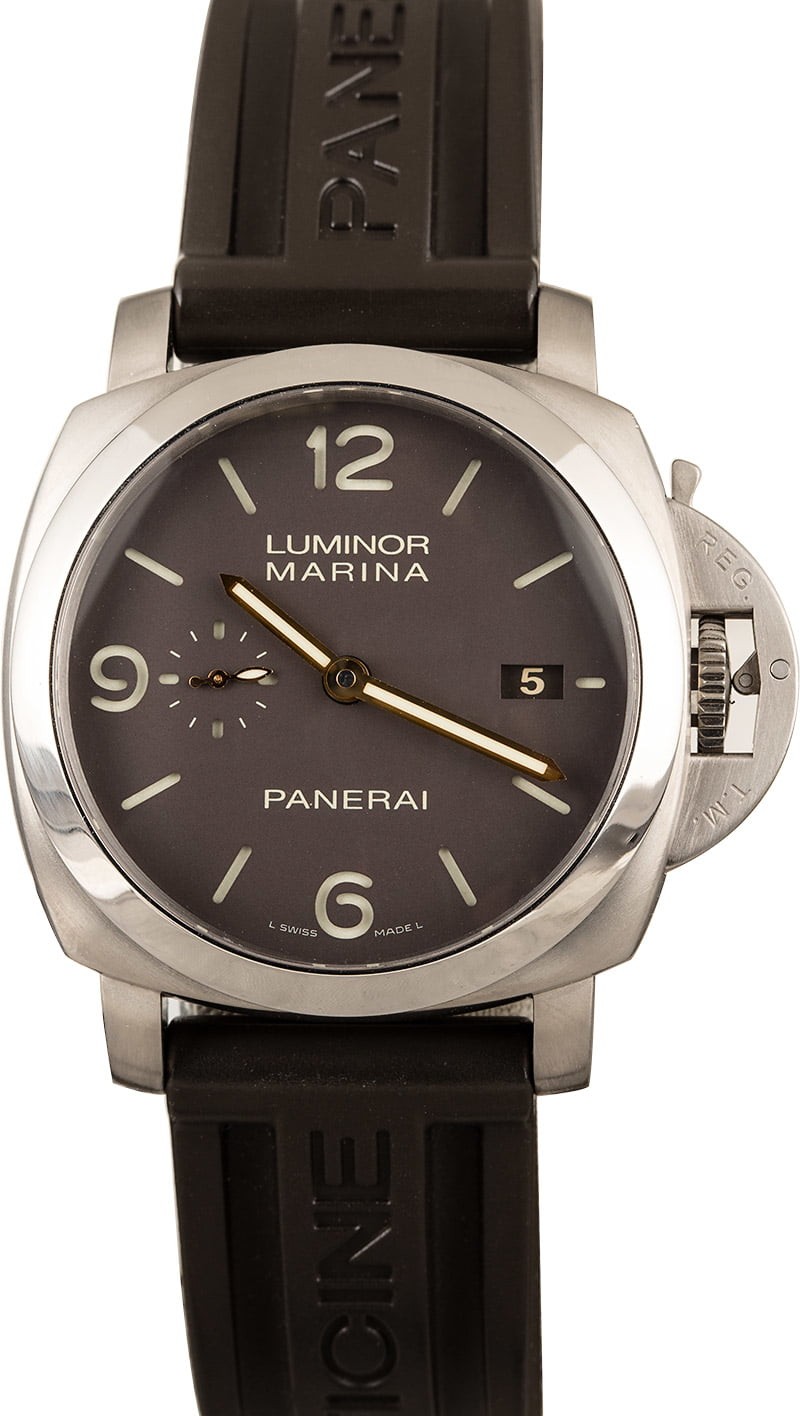 Copy Panerai Luminor Marina PAM351 Brown Dial WE01152