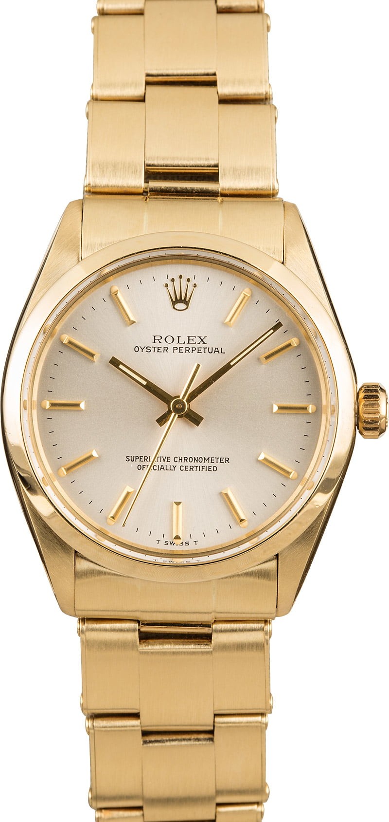 Copy Vintage Rolex Oyster Perpetual 1002 Yellow Gold WE03508