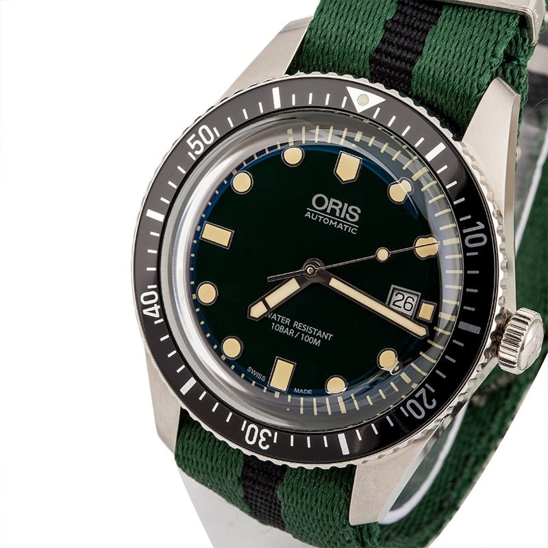 Fake Designer Oris Diver 65 Green Dial WE02438