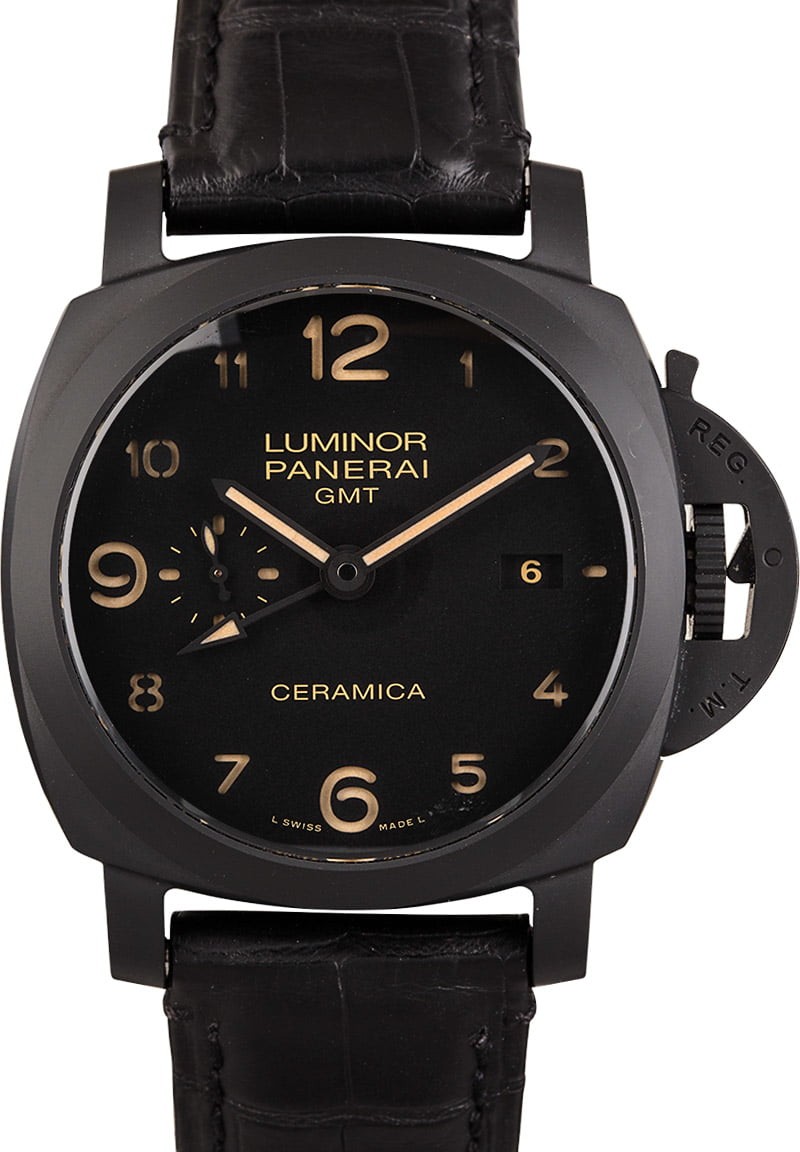 Fake Imitation Panerai Luminor Tuttonero GMT PAM438 WE00518