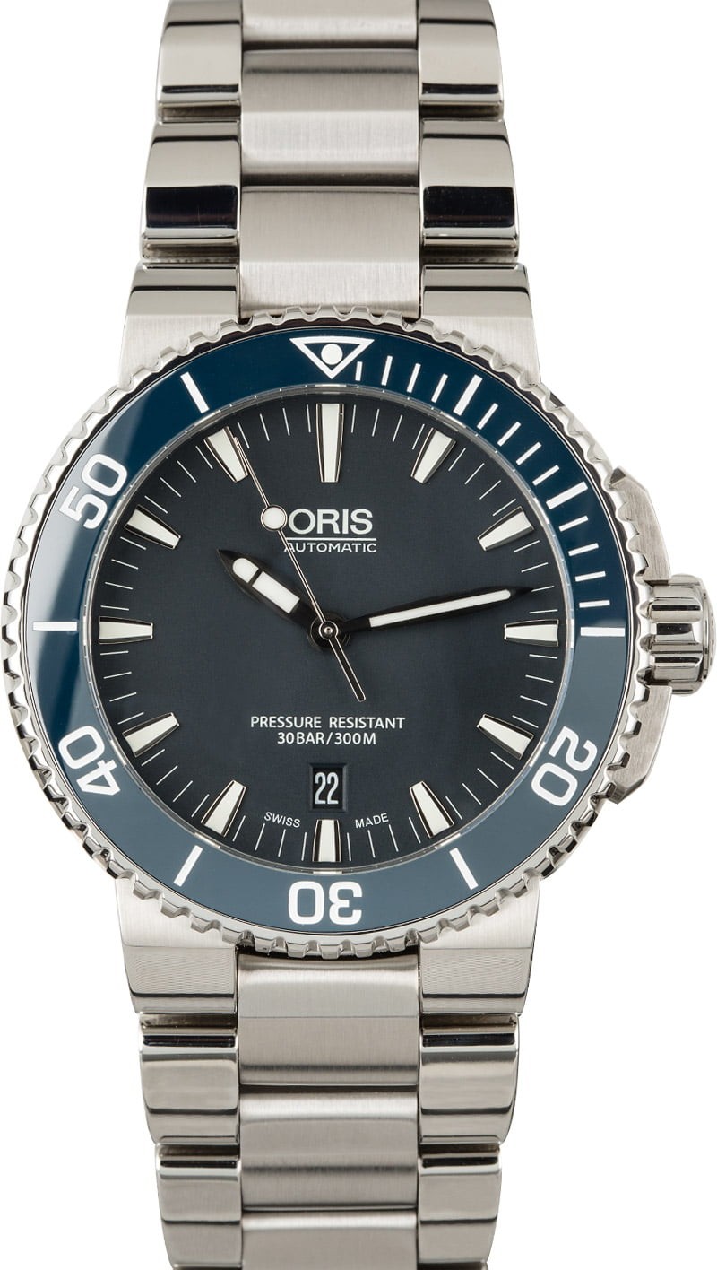 Fake Oris Aquis Date Blue Dial WE03520