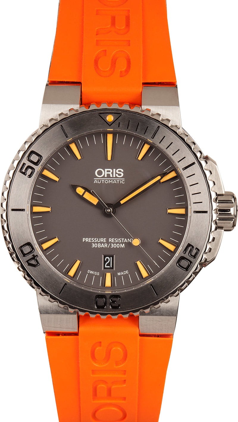 Fake Oris Aquis Date Gray Dial WE04342