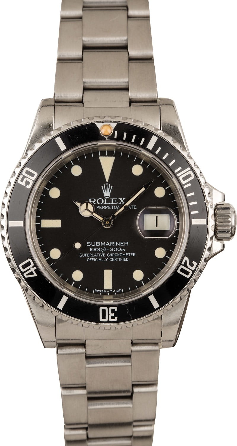 Fake Vintage 1982 Rolex Submariner 16800 Matte Tritium Dial WE04414