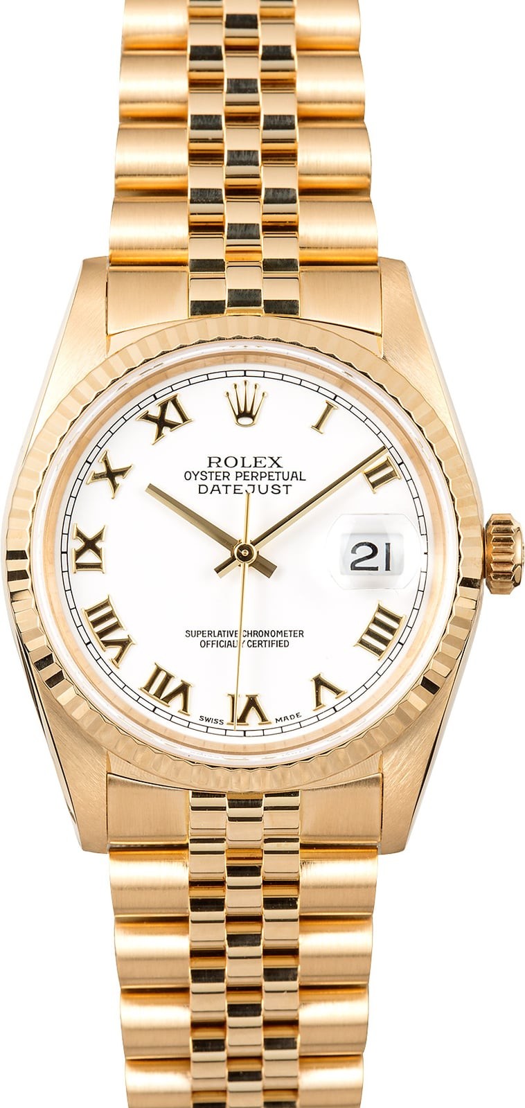 Gold Rolex Datejust 16238 WE02415