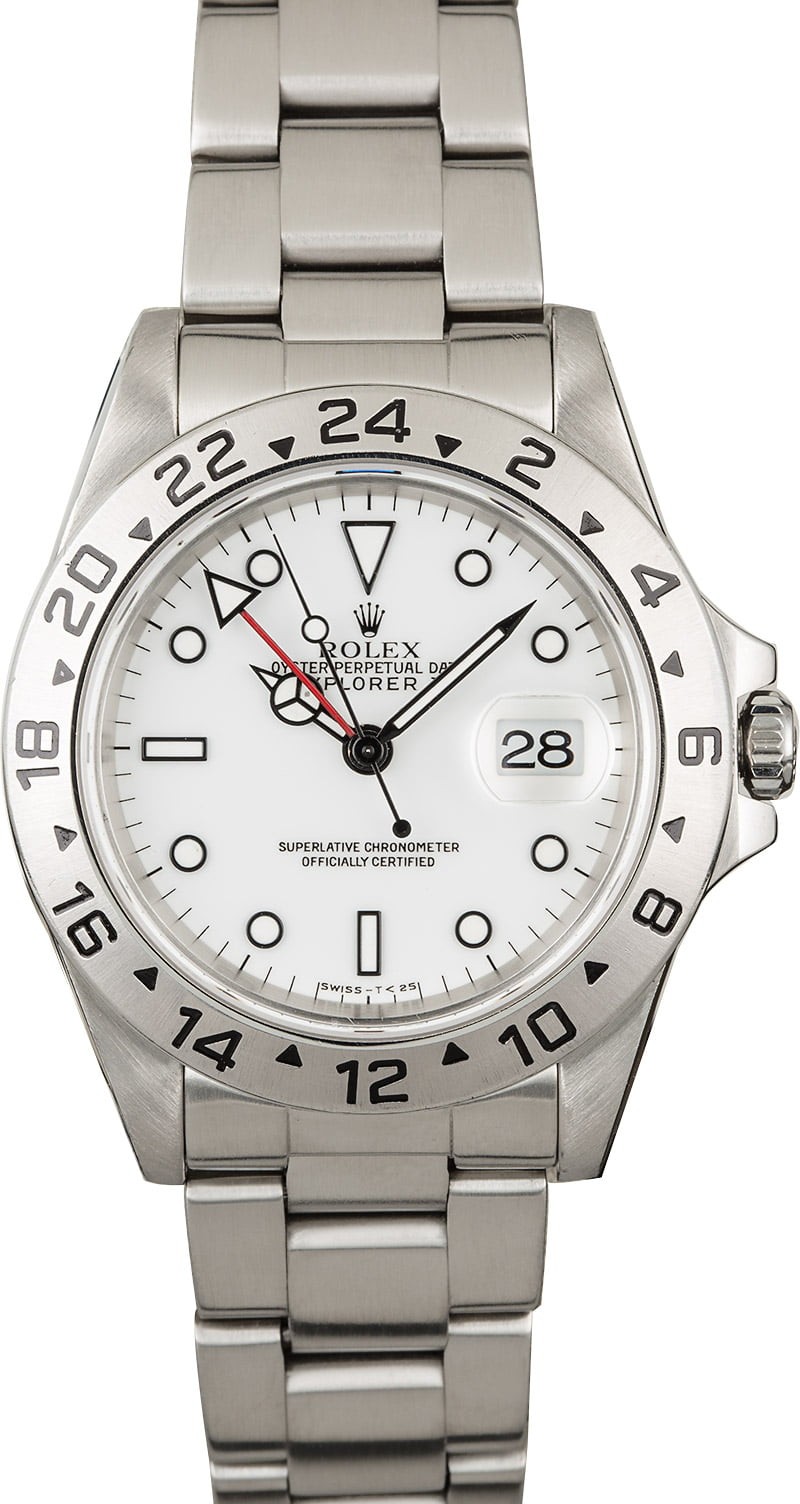 High Imitation Rolex Explorer II Ref 16570 Steel Men's Watch WE02607