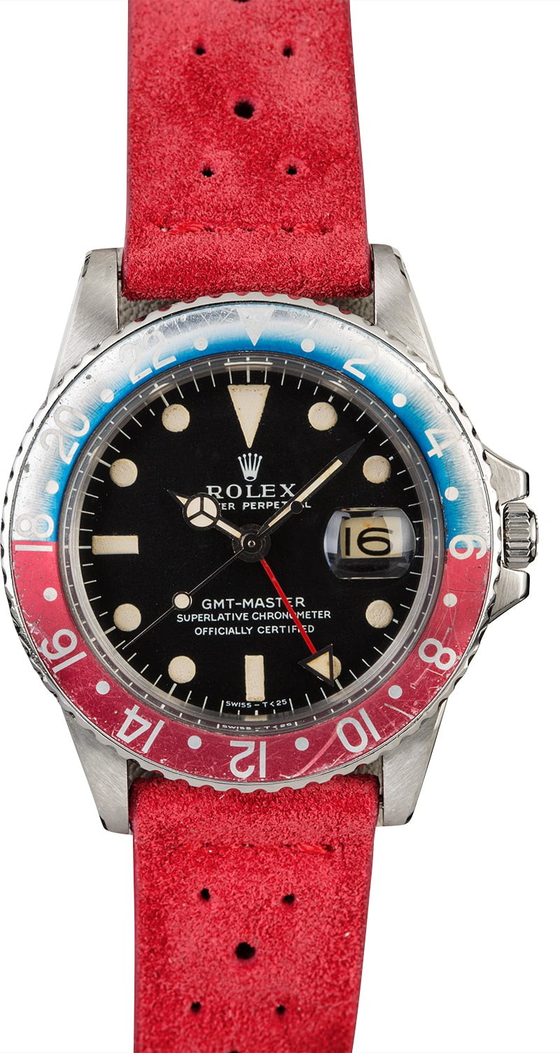 Imitation 116545 Vintage 1967 Rolex GMT-Master 1675 'Pepsi' WE02047