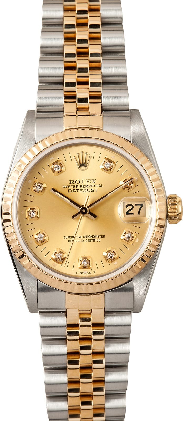 Imitation MidSize Rolex Datejust 68273 WE02058