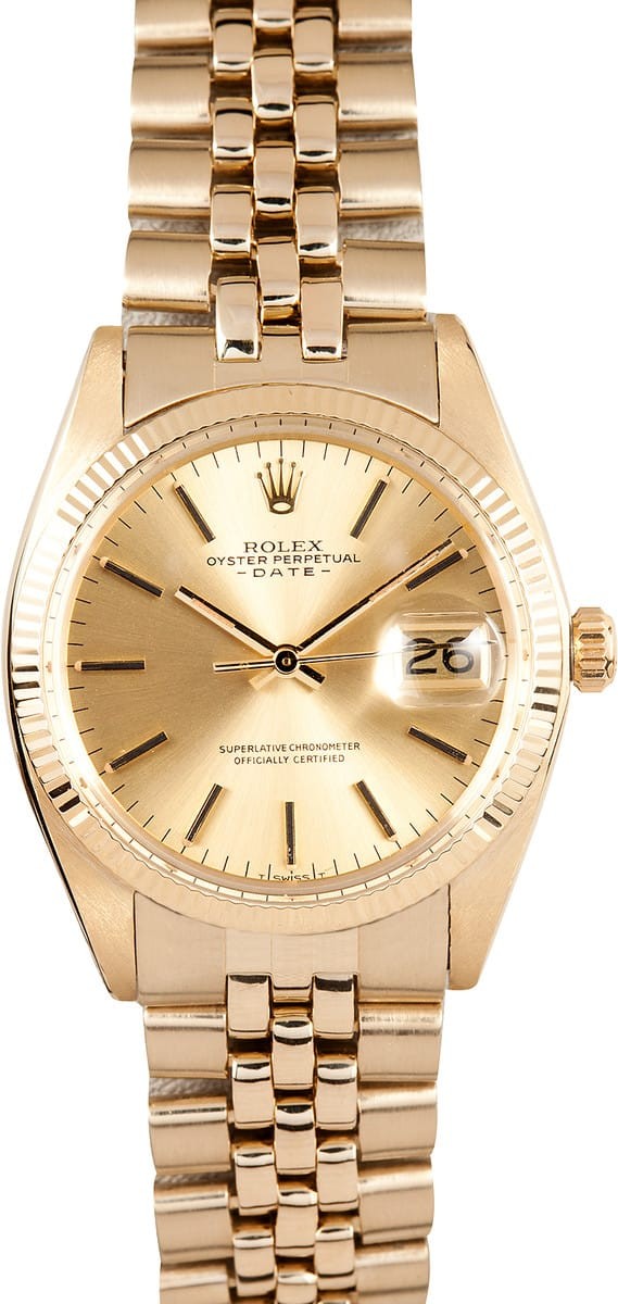 Imitation Rolex Date 1503 All Gold WE02087
