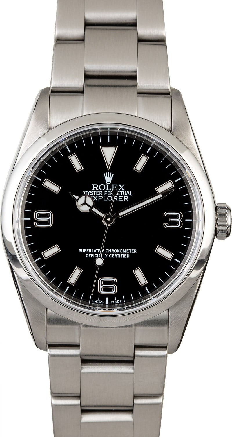 Imitation Rolex Explorer 114270 Stainless Steel Oyster WE03731