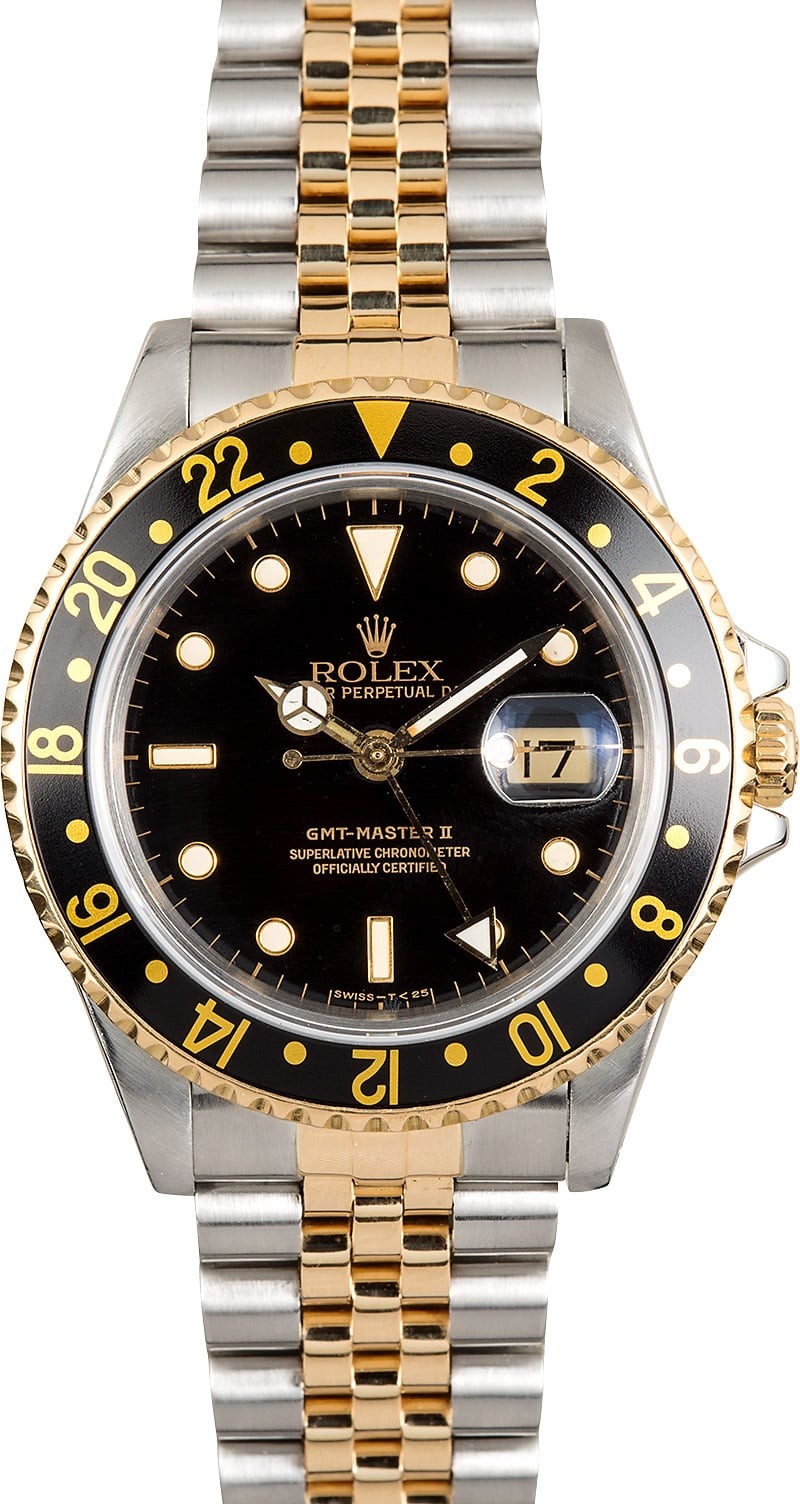 Imitation Rolex GMT-Master II 16713 Steel and Gold Jubilee WE02649