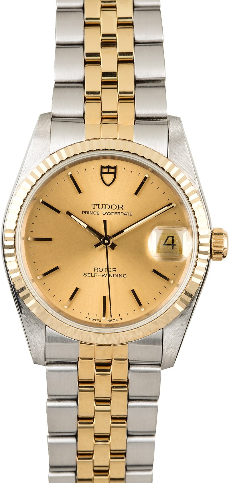 Imitation Tudor Prince Oysterdate 74033 Two Tone Watch WE04122