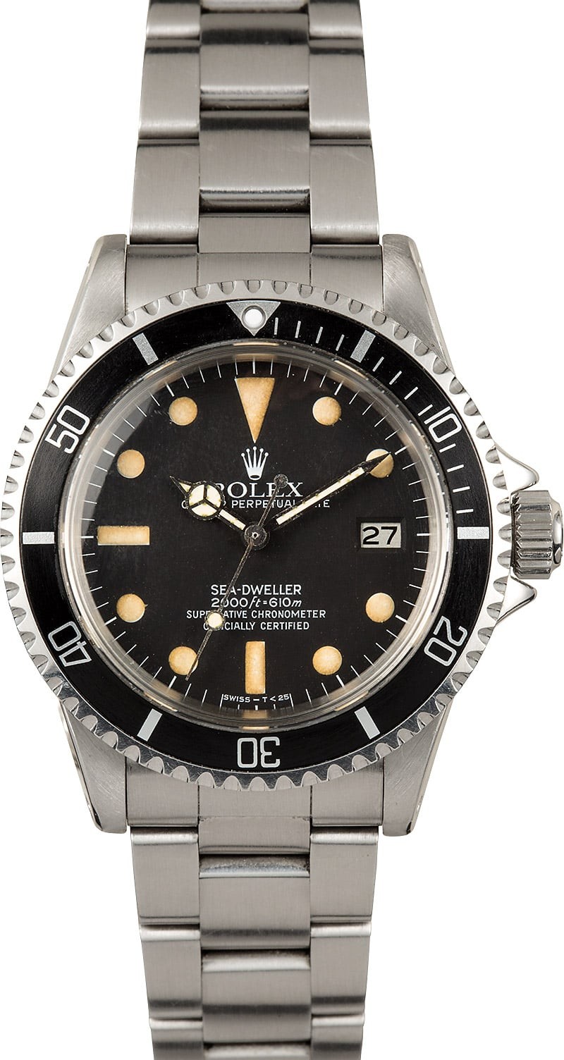 Imitation Vintage Rolex Sea-Dweller 1665 White WE02778