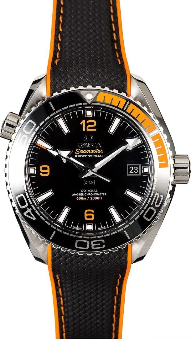 Knockoff Cheap Omega Seamaster Planet Ocean Black & Orange WE04685