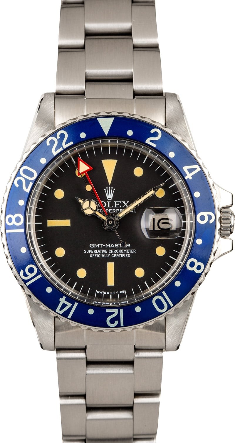 Knockoff Vintage 1978 Rolex GMT Master 1675 Blueberry WE03509
