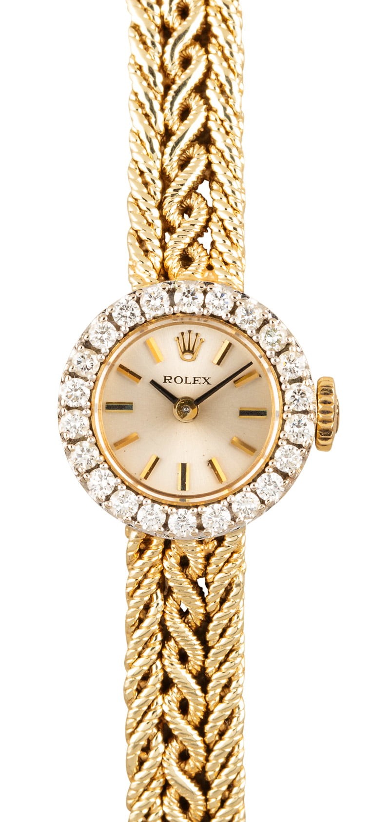 Ladies Rolex Diamond Cocktail Watch Vintage WE00906