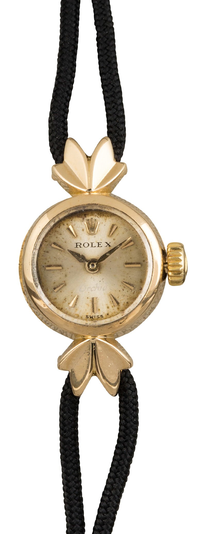 Ladies Rolex Orchid Yellow Gold Case WE01546