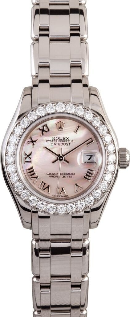 Ladies Rolex Pearlmaster Diamond Bezel WE03431