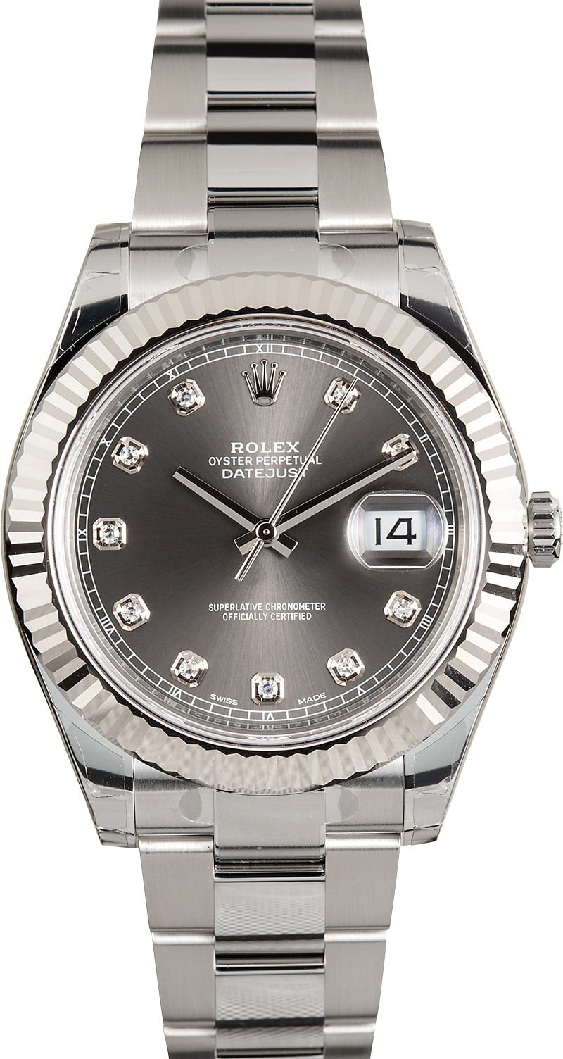 Luxury Rolex Datejust 116334 Diamond Dial WE04790
