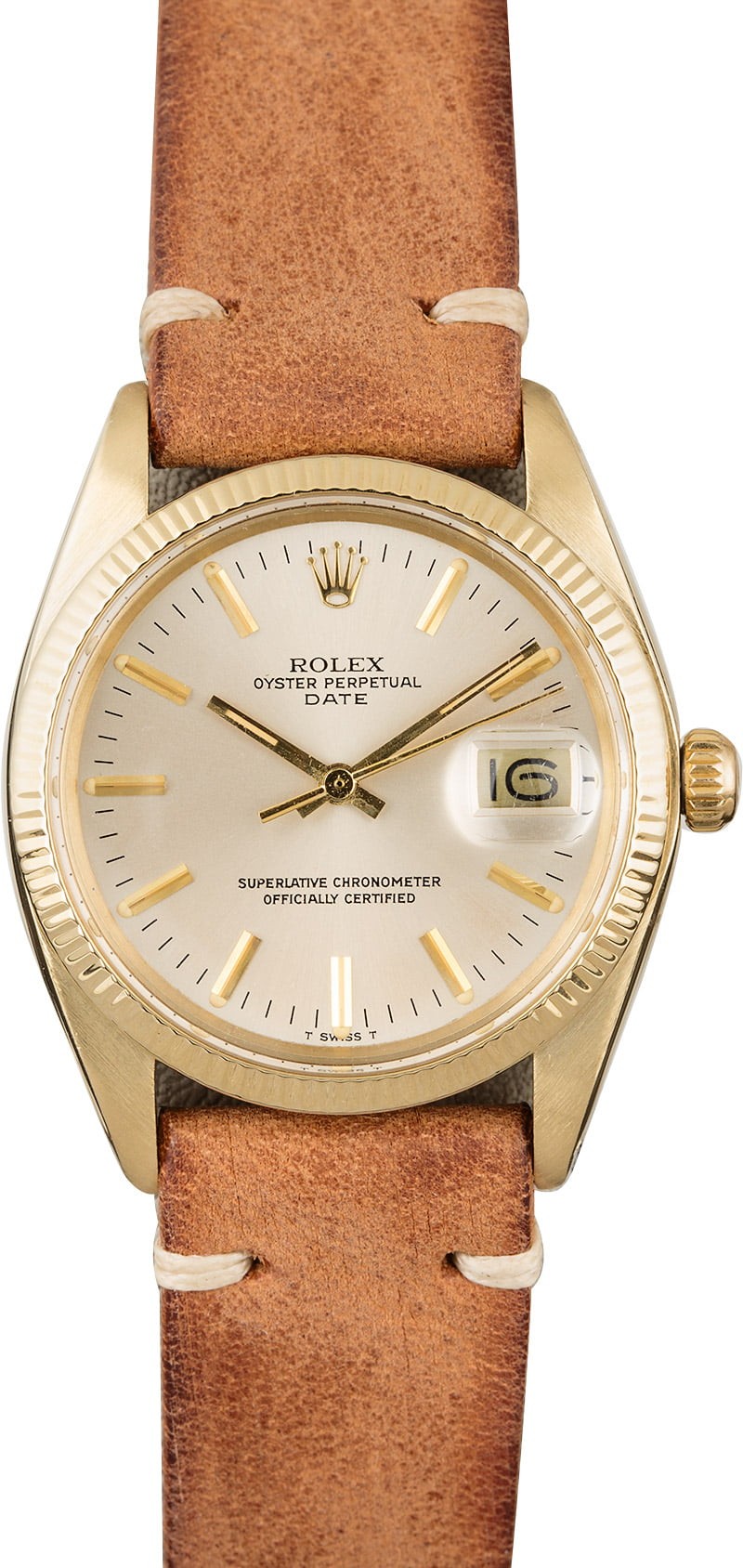 Luxury Vintage Rolex Date 1503 Silver Index Dial WE03519