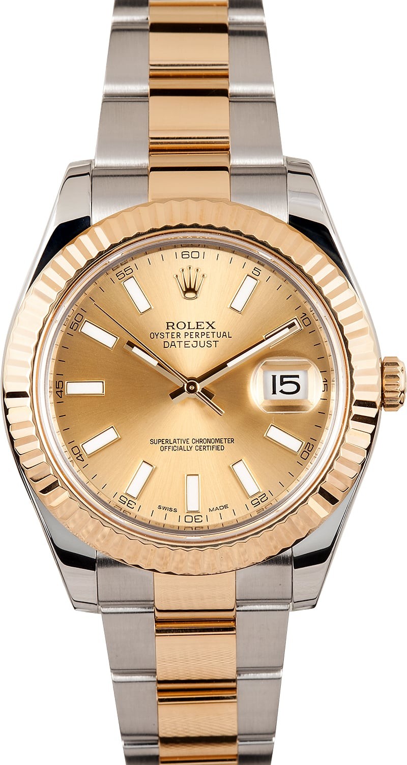 Men's Rolex Datejust II 116333 Factory Stickers WE00547